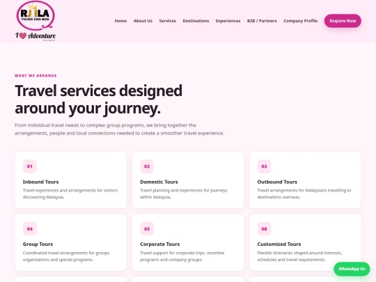 services screenshot