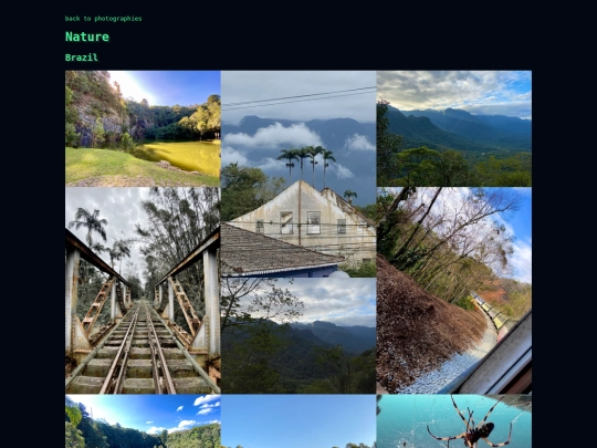 photography/albums/nature screenshot