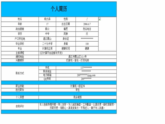 index screenshot