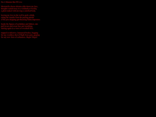 poems/imamonsterbutilllive screenshot