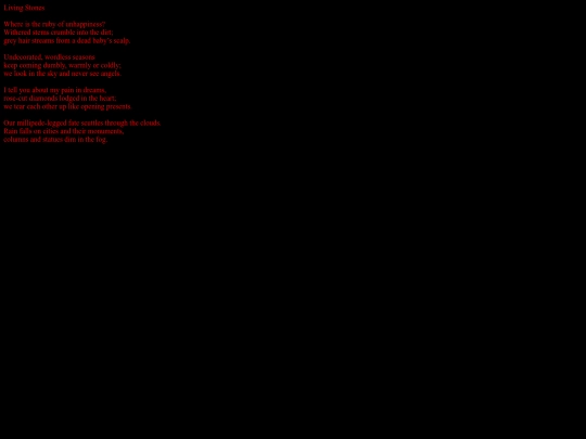 poems/livingstones screenshot