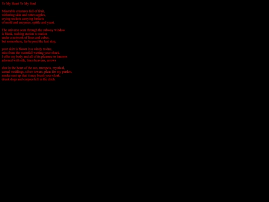 poems/yrmyheartyrmysoul screenshot