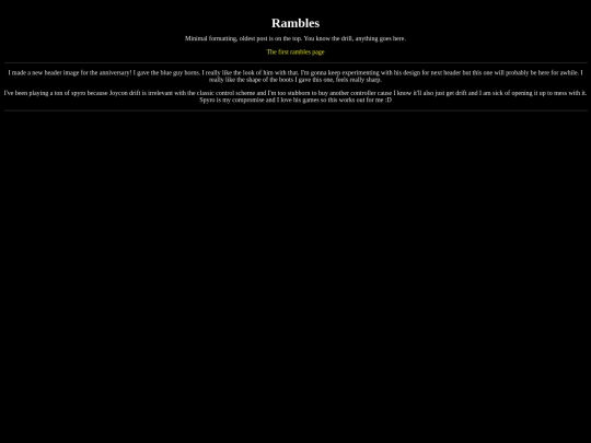 rambles screenshot
