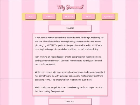 journal screenshot