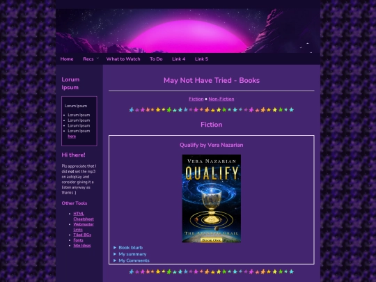 maynothavetried/books screenshot