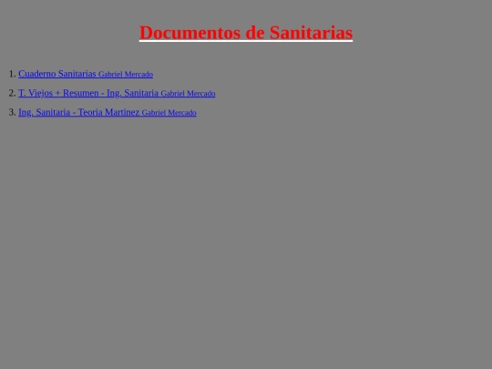 Semestres/6to Semestre/Ing. Sanitaria y Ambiental screenshot