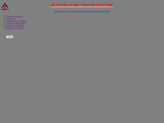 Semestres/7mo Semestre screenshot