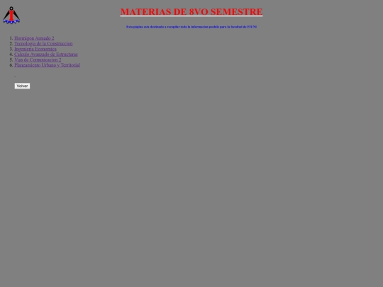 Semestres/8vo Semestre screenshot