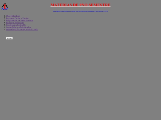 Semestres/9no Semestre screenshot