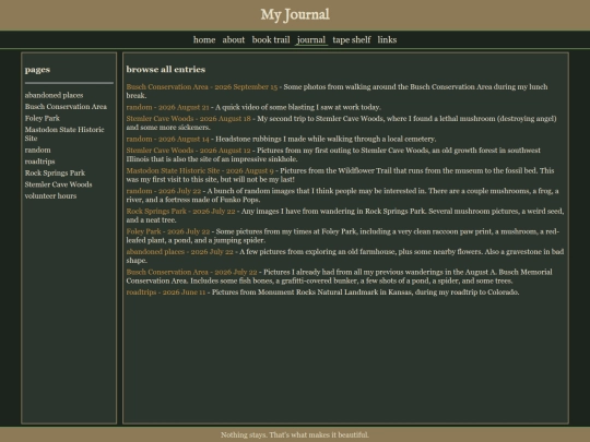 journal screenshot