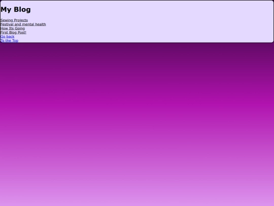Blog /HomeBlog screenshot