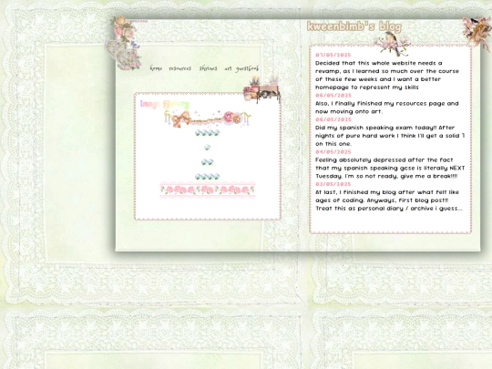 blog screenshot