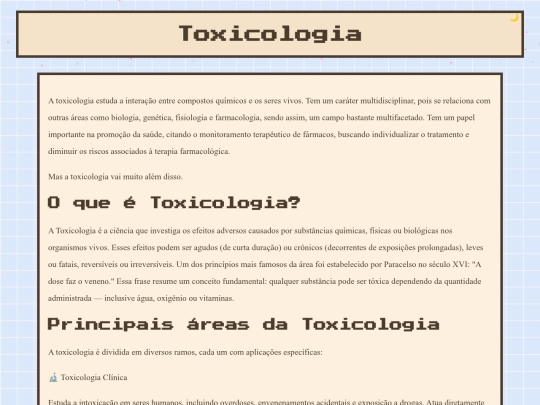 Toxicologia screenshot