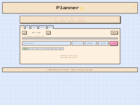 planner screenshot