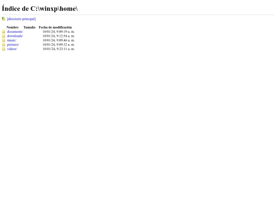dir/home screenshot
