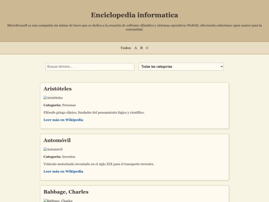 encyclopedia screenshot