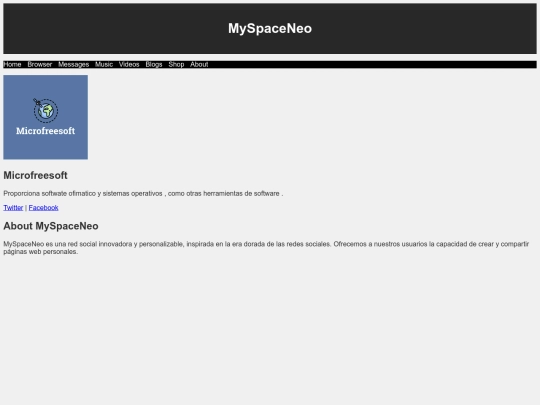 myspace/about screenshot