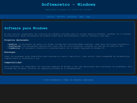 retro/web screenshot