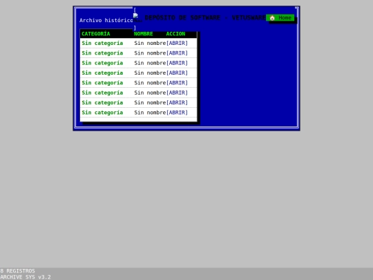 vetusware/home screenshot