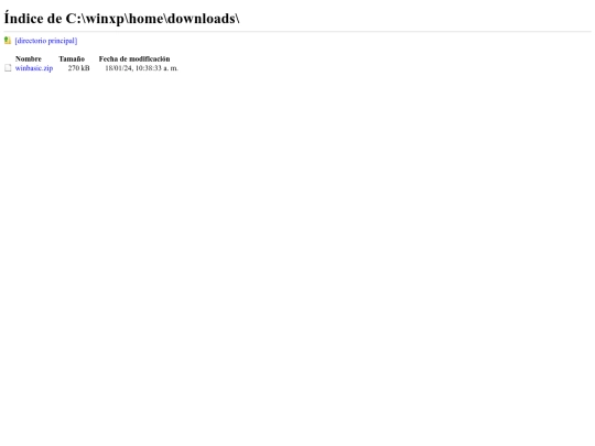 win95/home/downloads screenshot