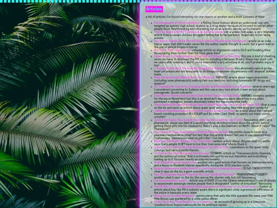 articles screenshot