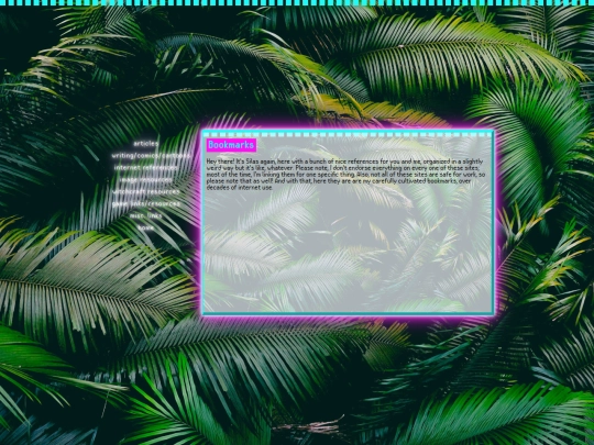 bookmarks screenshot