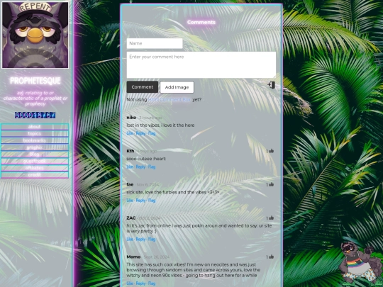 guestbook screenshot