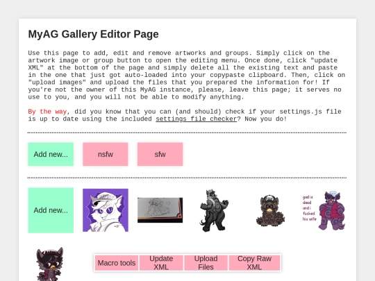 prophetgallery/editor screenshot