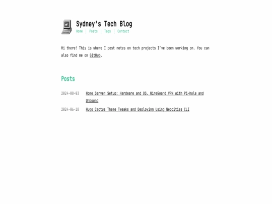 index screenshot