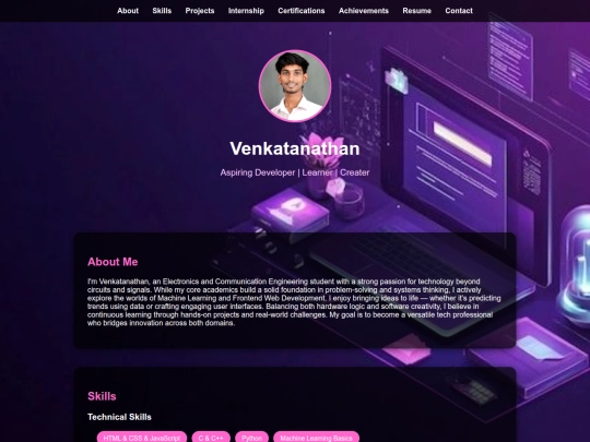vinith/vivth screenshot