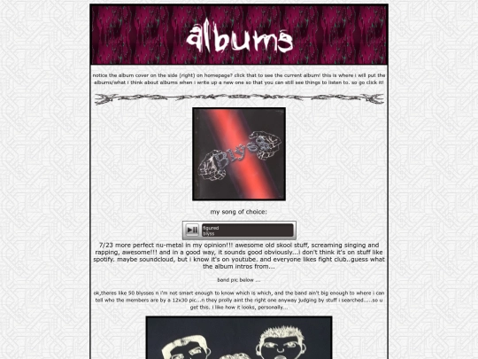 albums screenshot
