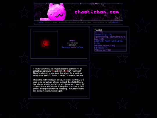 music/ictoat screenshot