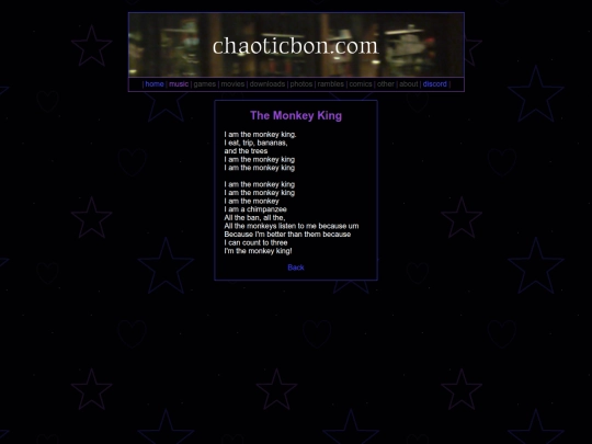 music/jimmy/monkeylyrics screenshot