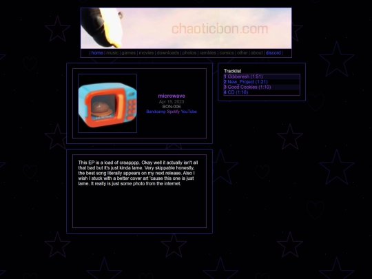 music/microwave screenshot