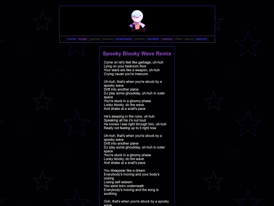music/traffic-core/spookylyrics screenshot