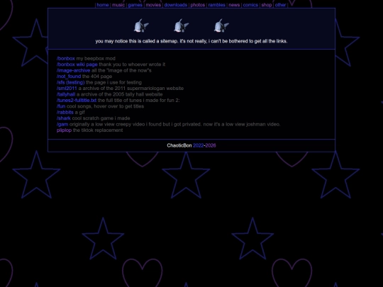 sitemap screenshot