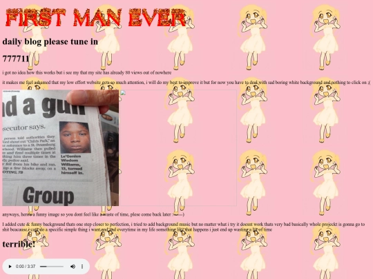 blog screenshot