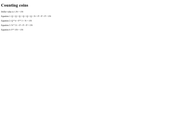 Countingcoins screenshot