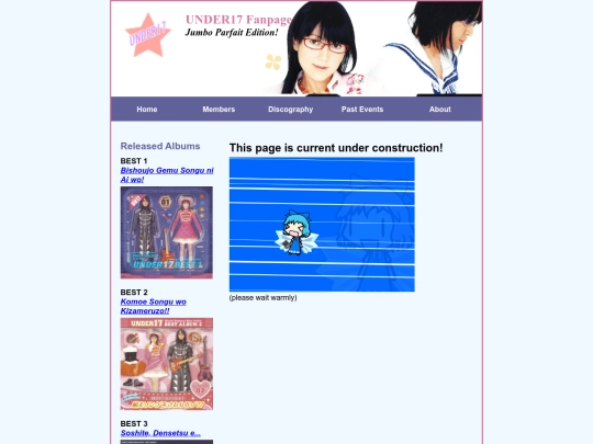 about/contact screenshot