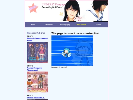 about/events screenshot