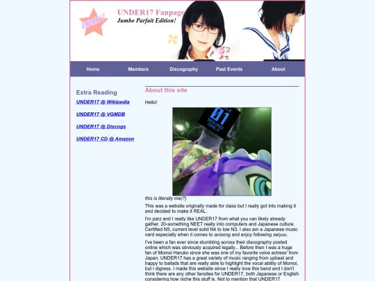 about/siteinfo screenshot