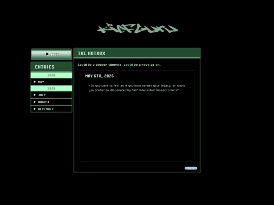 thoughts screenshot