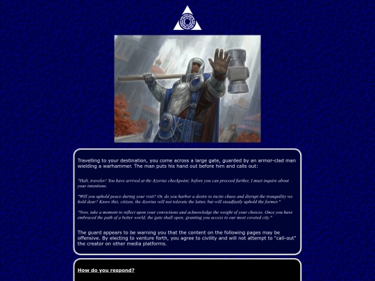 Disclaimer screenshot