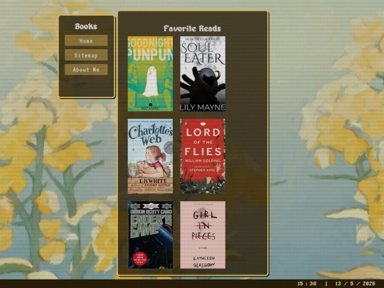books screenshot