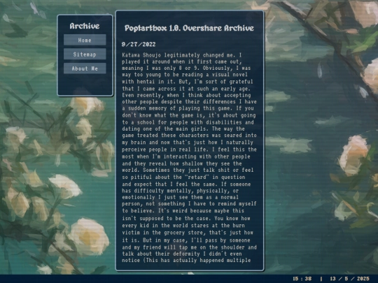 old_overshare screenshot