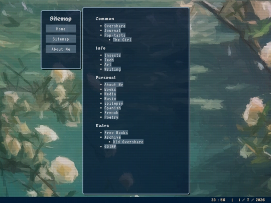 sitemap screenshot