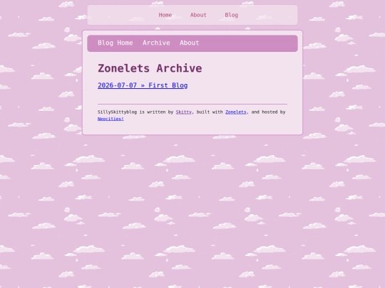 Blog/archive screenshot