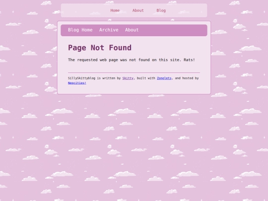 Blog/not_found screenshot