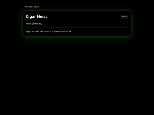 stories/cigar-heist screenshot