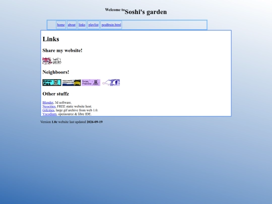 links screenshot